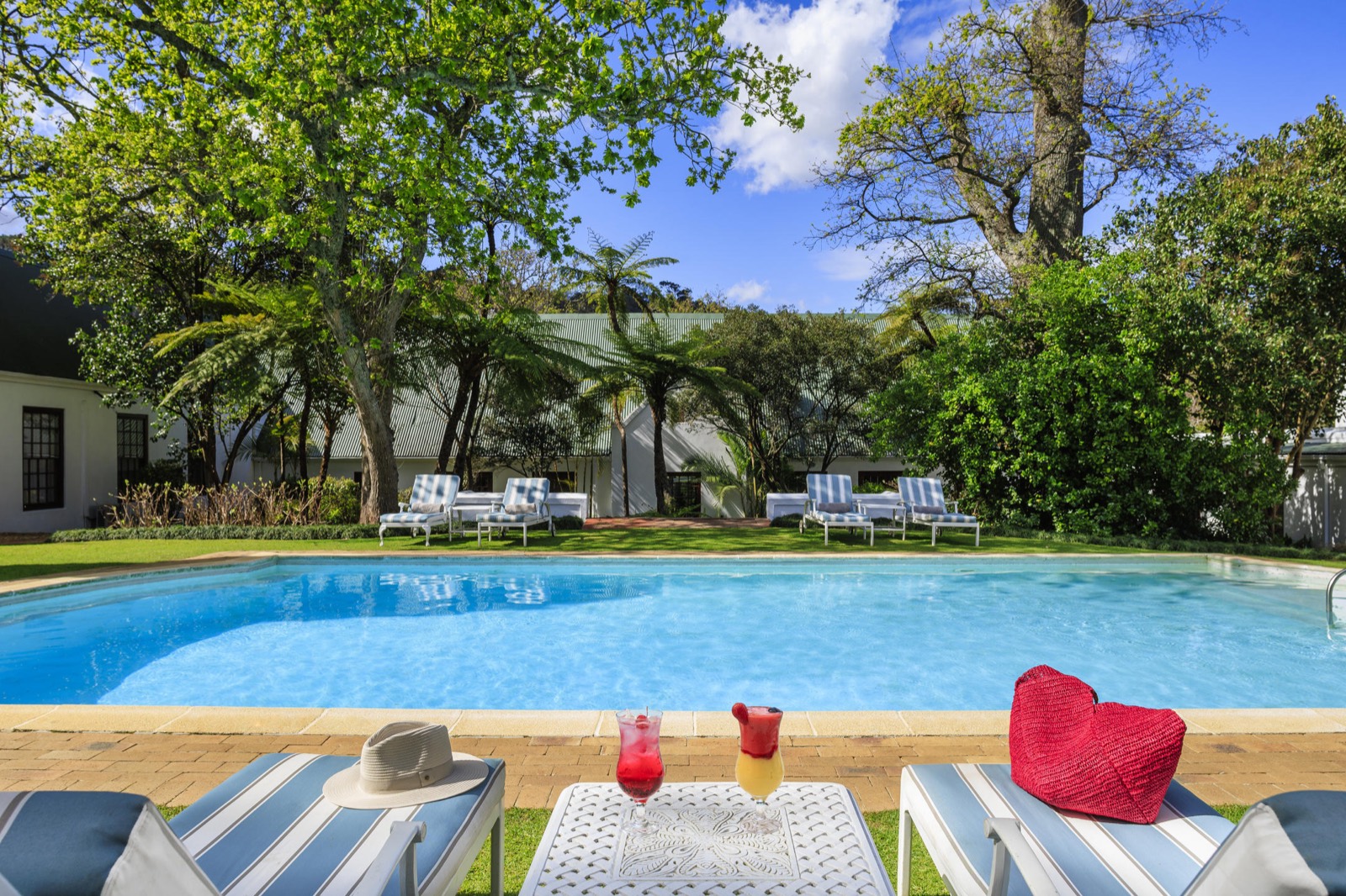The heated pool