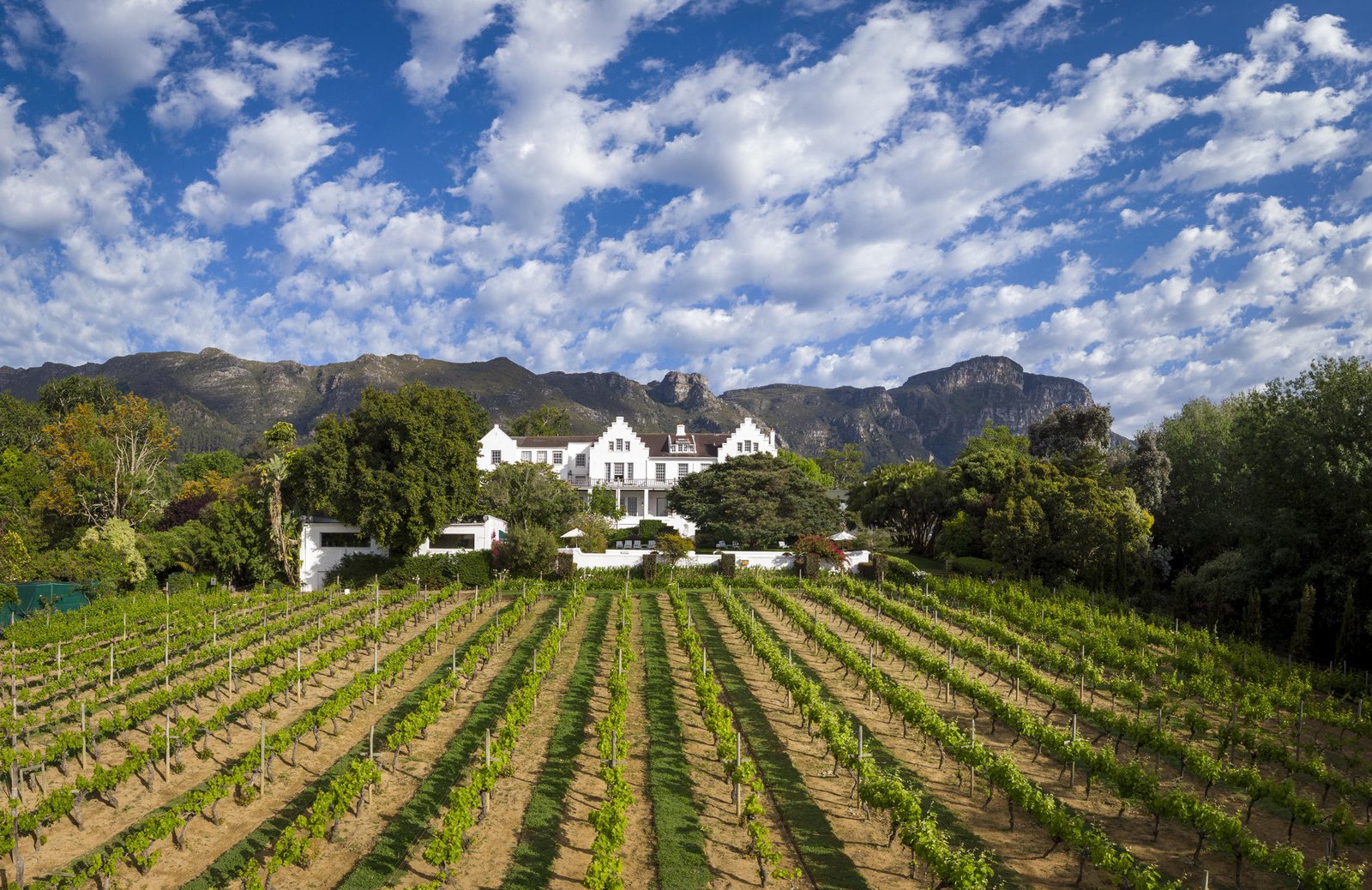 The Cellars-Hohenort manor house and vineyard