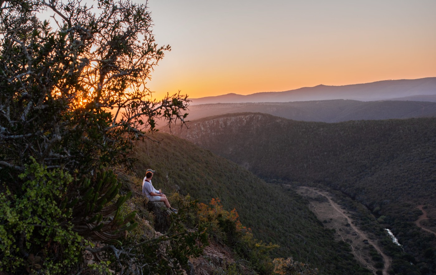 Sunset over the kloof