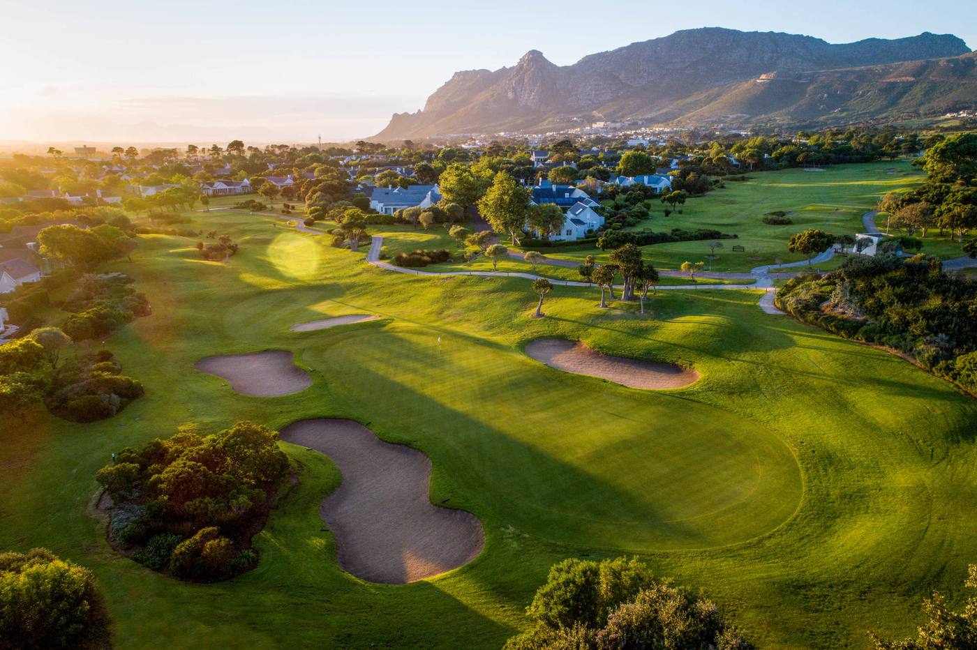 Steenberg fairway at sunset