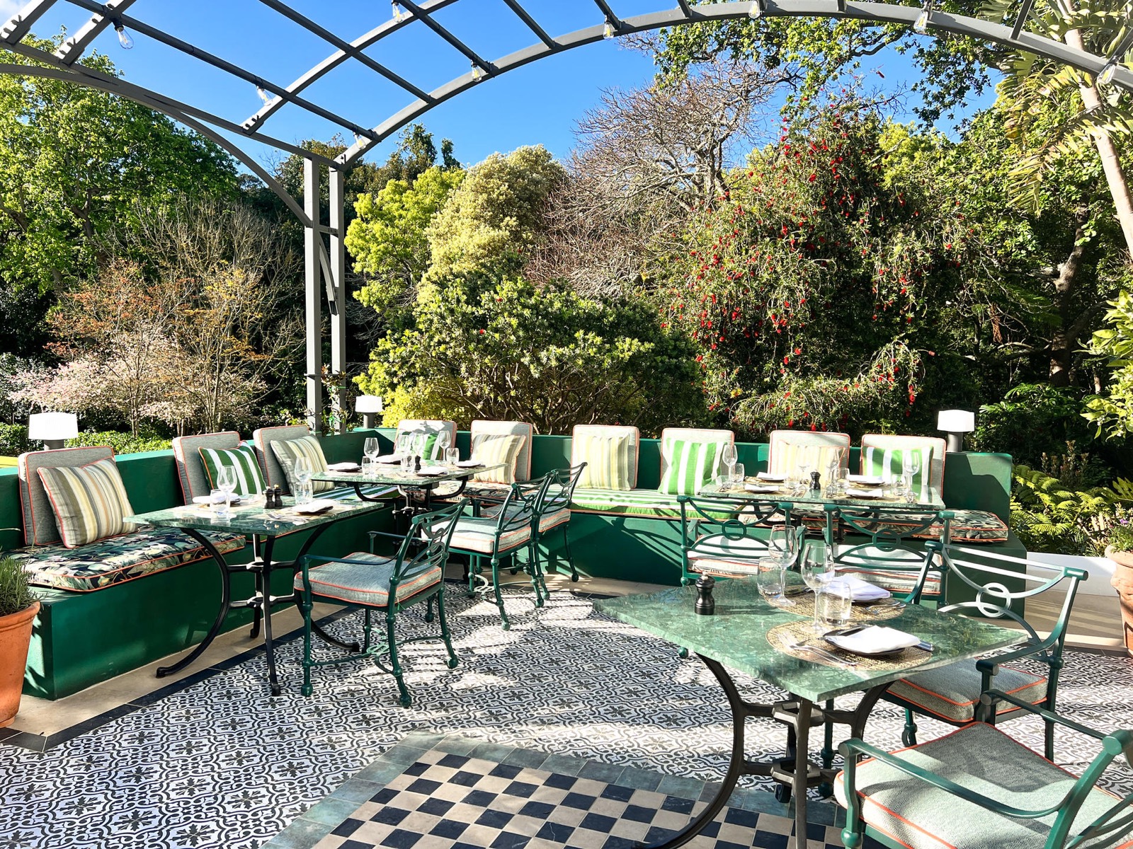 The conservatory terrace